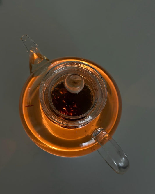 Tekande af glas