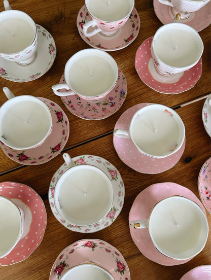 Porcelain Soywax Teacup Candles