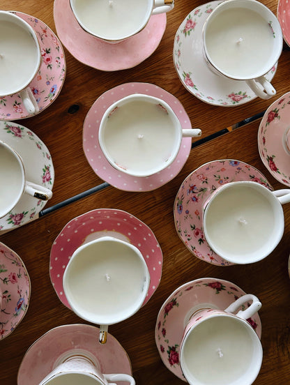 Porcelain Soywax Teacup Candles